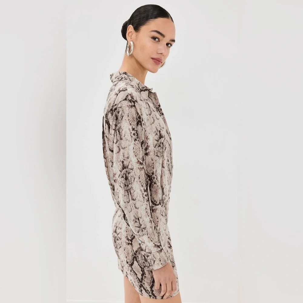 Women’s Snake Print Dress - Picture 2 of 3